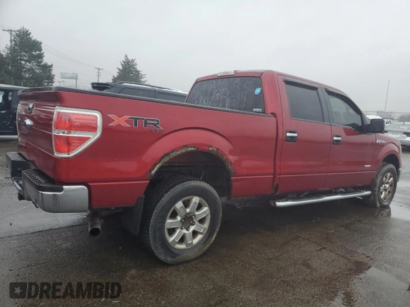 2013 Ford F-150 XL with VIN 1FTFW1ET5DKD49974, listed as a Copart auction lot 45176105 with 296,905 mi miles and Clean Title. Bid and sale history available at carsss.com. Image 3.