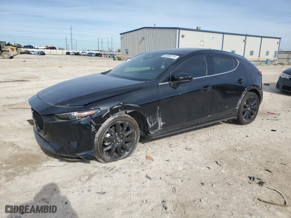 2021 Mazda Mazda3 Hatchback 2.5 Turbo with VIN JM1BPBJY5M1312710, listed as a Copart auction lot 83065114 with 0 mi miles and Salvage Title. Bid and sale history available at carsss.com. Image 1.