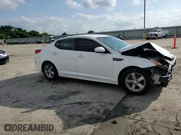 2015 Kia Optima LX z VIN KNAGM4A7XF5640151, wystawiony jako Copart lot #54538515 z przebiegiem 97 610 mil mil oraz Szkoda całkowita • Salvage title. Historia ofert i sprzedaży dostępna na DreamBid. Obrazek 13.