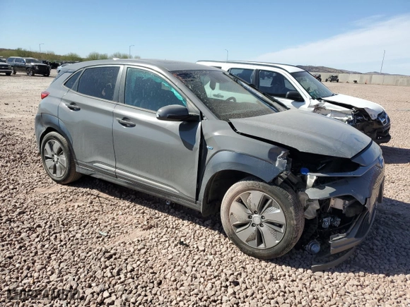 2019 Hyundai Kona Electric Ultimate with VIN KM8K53AG4KU029869, listed as a Copart auction lot 46502675 with 35,999 mi miles and Salvage Title. Bid and sale history available at carsss.com. Image 4.