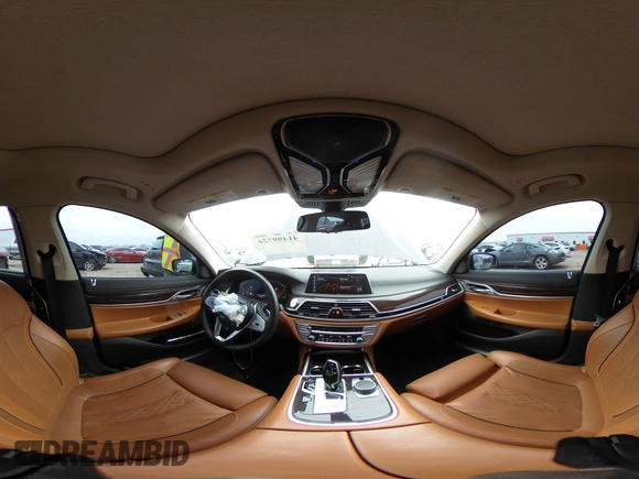 2020 BMW 7 Series 740i with VIN WBA7T2C0XLGL17192, listed as a IAAI auction lot 41499724 with 80,783 mi miles and . Bid and sale history available at DreamBid. Image 18.