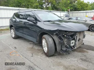 2021 Chevrolet Blazer LT with VIN 3GNKBBRA1MS571741, listed as a Copart auction lot 58032795 with 72,148 mi miles and Salvage title. Bid and sale history available at DreamBid. Image 4.