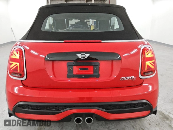 2024 MINI Convertible Cooper S with VIN WMW43DL09R3S04476, listed as a Copart auction lot 41887465 with 19,456 mi miles and Clean title. Bid and sale history available at DreamBid. Image 6.