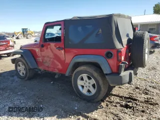 2012 Jeep Wrangler Sport with VIN 1C4AJWAGXCL194071, listed as a Copart auction lot 48008795 with 109,658 mi miles and Salvage title. Bid and sale history available at DreamBid. Image 2.