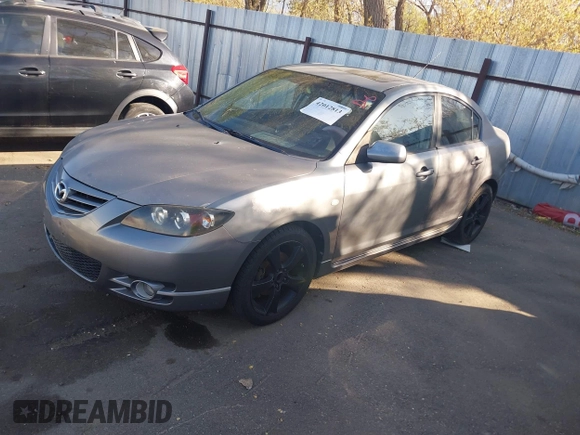 2005 Mazda 3 s with VIN JM1BK323351252581, listed as a IAAI auction lot 42012813 with 173,763 mi miles. Bid and sale history available at carsss.com. Image 2.