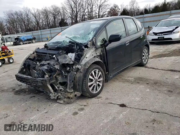 2013 Honda Fit Sport with VIN JHMGE8H58DC009921, listed as a Copart auction lot 44531945 with 0 mi miles and Salvage Title. Bid and sale history available at carsss.com. Image 11.