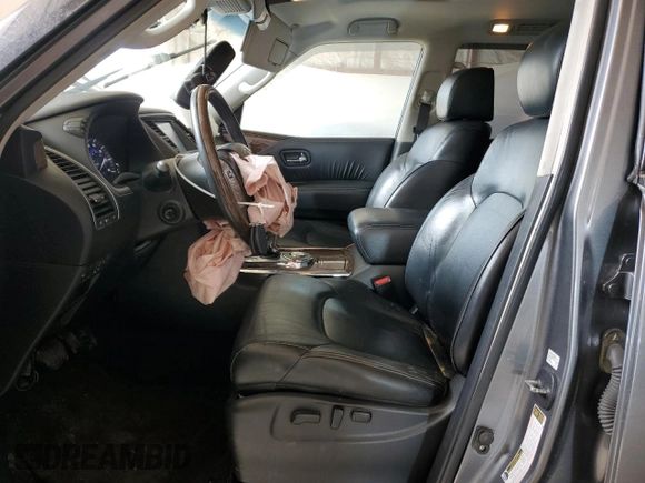 2017 Infiniti QX80 z VIN JN8AZ2NF1H9641401, wystawiony jako Copart lot #50969345 z przebiegiem 137 376 mil mil oraz Szkody całkowita. Historia ofert i sprzedaży dostępna na DreamBid. Obrazek 7.