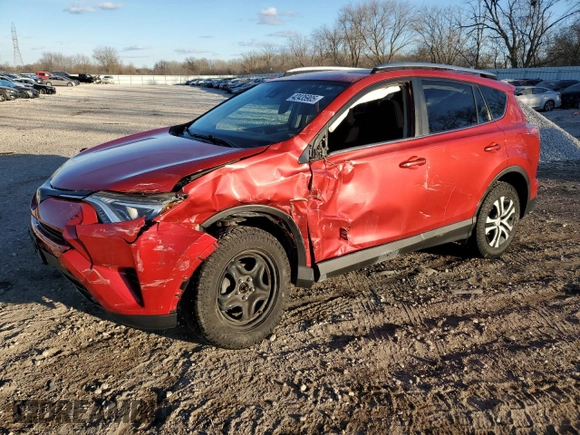 2017 Toyota RAV4 LE with VIN JTMBFREV4HJ171307, listed as a Copart auction lot 42435905 with 69,404 mi miles and Salvage Title. Bid and sale history available at carsss.com. Image 1.