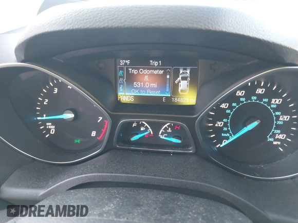 2015 Ford Escape SE with VIN 1FMCU9GX8FUB44465, listed as a IAAI auction lot 41826446 with 184,825 mi miles. Bid and sale history available at carsss.com. Image 7.