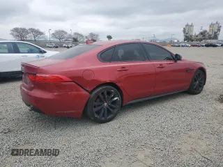 2018 Jaguar XF with VIN SAJBG4FV8JCY69204, listed as a Copart auction lot 50270335 with 45,243 mi miles and Salvage Title. Bid and sale history available at DreamBid. Image 3.