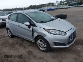 2018 Ford Fiesta SE with VIN 3FADP4EJ9JM127985, listed as a IAAI auction lot 41726193 with 999,999 mi miles. Bid and sale history available at carsss.com. Image 1.