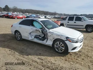 2019 Mercedes-Benz C 300 with VIN 55SWF8EB9KU291652, listed as a Copart auction lot 43119115 with Not Provided miles and Salvage Title. Bid and sale history available at carsss.com. Image 4.