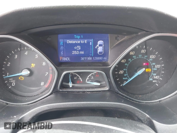 2013 Ford Focus SE with VIN 1FADP3F29DL157950, listed as a IAAI auction lot 41617844 with 128,890 mi miles. Bid and sale history available at carsss.com. Image 7.