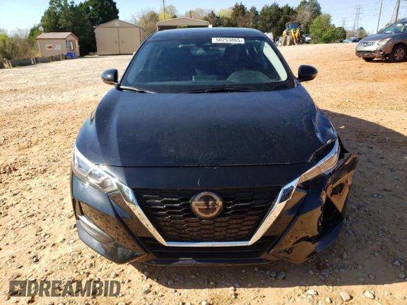 2023 Nissan Sentra S with VIN 3N1AB8BVXPY308270, listed as a Copart auction lot 50253865 with 14,601 mi miles and Salvage Title. Bid and sale history available at DreamBid. Image 5.