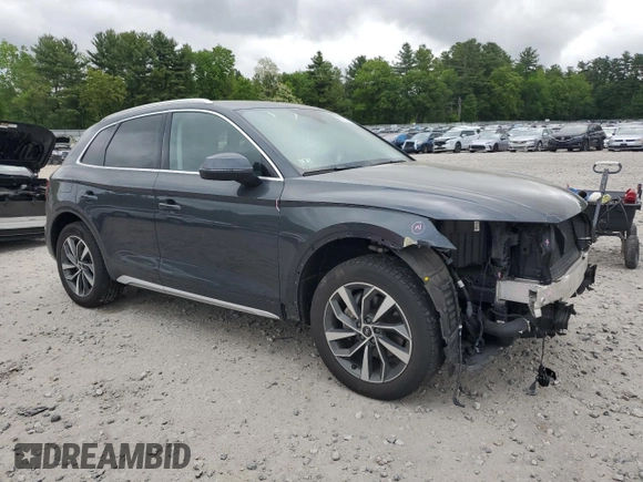 2021 Audi Q5 Premium Plus z VIN WA1BAAFY5M2067030, wystawiony jako Copart lot #57124845 z przebiegiem 43 567 mil mil oraz Szkoda całkowita • Salvage title. Historia ofert i sprzedaży dostępna na DreamBid. Obrazek 4.