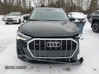 2022 Audi Q3 S line Premium Plus with VIN WA1EECF34N1018555, listed as a Copart auction lot 42917565 with 130,380 mi miles and Salvage title. Bid and sale history available at DreamBid. Image 5.