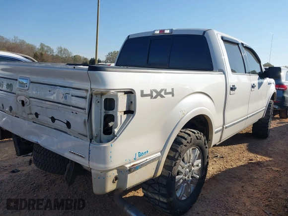 2013 Ford F-150 XL with VIN 1FTFW1EF9DFD32369, listed as a IAAI auction lot 41880252 with 128,320 mi miles. Bid and sale history available at carsss.com. Image 4.