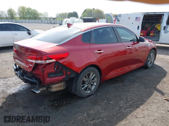 2017 Kia Optima LX 1.6T with VIN 5XXGT4L19HG126532, listed as a IAAI auction lot 41899304 with 130,739 mi miles. Bid and sale history available at carsss.com. Image 4.