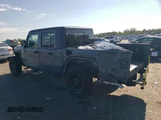 2024 Jeep Gladiator Sport z VIN 1C6HJTAG0RL117318, wystawiony jako Copart lot #67834434 z przebiegiem 2 331 mil mil oraz Szkoda całkowita • Salvage title. Historia ofert i sprzedaży dostępna na DreamBid. Obrazek 2.
