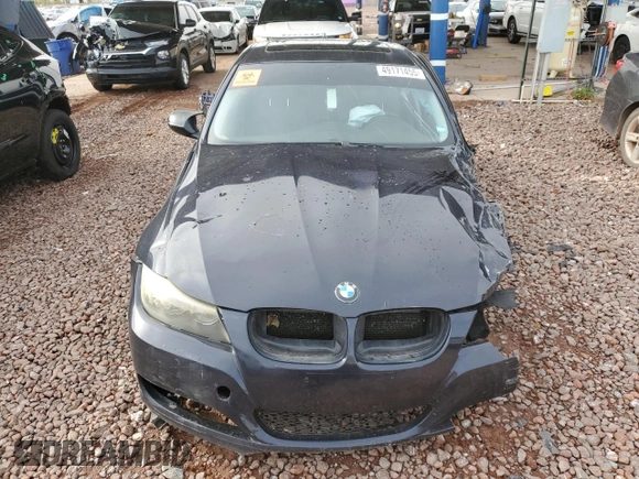 2009 BMW 3 Series 328i with VIN WBAPH535X9A437360, listed as a Copart auction lot 49171455 with 168,664 mi miles and Salvage title. Bid and sale history available at DreamBid. Image 5.