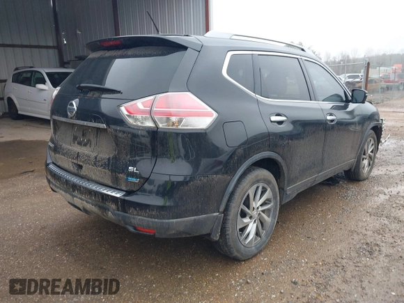2014 Nissan Rogue SV with VIN 5N1AT2MT0EC811665, listed as a IAAI auction lot 38881831 with 97,896 mi miles and . Bid and sale history available at carsss.com. Image 4.