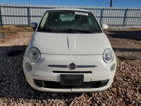 2012 FIAT 500 Pop with VIN 3C3CFFAR3CT309243, listed as a Copart auction lot 43509425 with 73,054 mi miles and Clean Title. Bid and sale history available at carsss.com. Image 5.