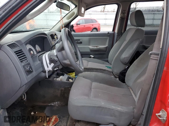 2005 Dodge Dakota ST with VIN 1D7HE28N85S155915, listed as a Copart auction lot 37094164 with Not Provided miles and Salvage Title. Bid and sale history available at carsss.com. Image 7.