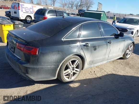 2017 Audi A6 Premium z VIN WAUF8AFC5HN061978, wystawiony jako IAAI lot #41424637 z przebiegiem 168 434 mil mil oraz . Historia ofert i sprzedaży dostępna na DreamBid. Obrazek 4.