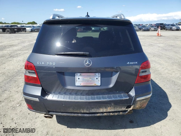 2010 Mercedes-Benz GLK-Class GLK 350 with VIN WDCGG8HB6AF379223, listed as a Copart auction lot 51637755 with 134,288 mi miles and Salvage Title. Bid and sale history available at carsss.com. Image 6.