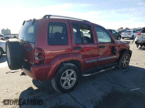 2006 Jeep Liberty Limited with VIN 1J8GK58KX6W108829, listed as a Copart auction lot 88802645 with 178,075 mi miles and Salvage title. Bid and sale history available at DreamBid. Image 3.
