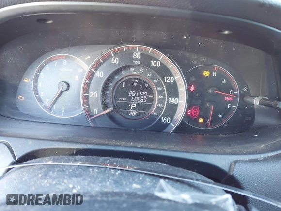 2016 Honda Accord Sport with VIN 1HGCR2F5XGA096551, listed as a IAAI auction lot 41354828 with 264,720 mi miles and . Bid and sale history available at DreamBid. Image 7.