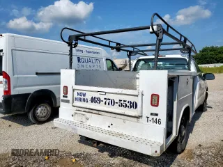 2011 Ford F-250 XL with VIN 1FTBF2A64BEA64604, listed as a Copart auction lot 60738135 with 194,087 mi miles and Salvage title. Bid and sale history available at DreamBid. Image 3.