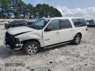 2008 Ford Expedition Max SSV with VIN 1FMFK165X8LA37334, listed as a Copart auction lot 59899775 with 145,342 mi miles and Salvage title. Bid and sale history available at DreamBid. Image 1.