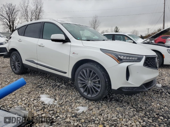 2022 Acura RDX PMC Edition with VIN 5J8TC2H83NL011656, listed as a Copart auction lot 81291204 with 44,953 mi miles and Salvage Title. Bid and sale history available at carsss.com. Image 4.