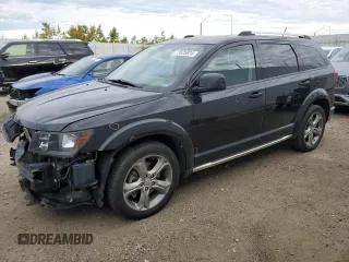 2016 Dodge Journey Crossroad Plus with VIN 3C4PDDGG6GT179526, listed as a Copart auction lot 72625024 with 86,857 mi miles and Salvage title. Bid and sale history available at DreamBid. Image 1.