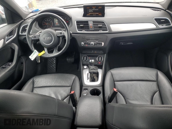 2018 Audi Q3 Premium with VIN WA1BCCFS7JR026757, listed as a Copart auction lot 48523745 with 46,315 mi miles and Salvage Title. Bid and sale history available at carsss.com. Image 8.