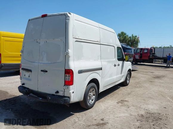 2012 Nissan NV SV with VIN 1N6BF0LYXCN118067, listed as a IAAI auction lot 42068850 with 239,755 mi miles and . Bid and sale history available at DreamBid. Image 4.