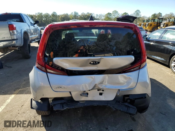 2020 Kia Soul LX with VIN KNDJ23AU9L7730177, listed as a Copart auction lot 42886624 with 28,316 mi miles and Salvage Title. Bid and sale history available at carsss.com. Image 6.