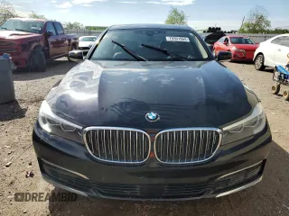 2018 BMW 7 Series 740i with VIN WBA7E2C57JG742193, listed as a Copart auction lot 79301864 with 87,706 mi miles and Salvage Title. Bid and sale history available at carsss.com. Image 5.