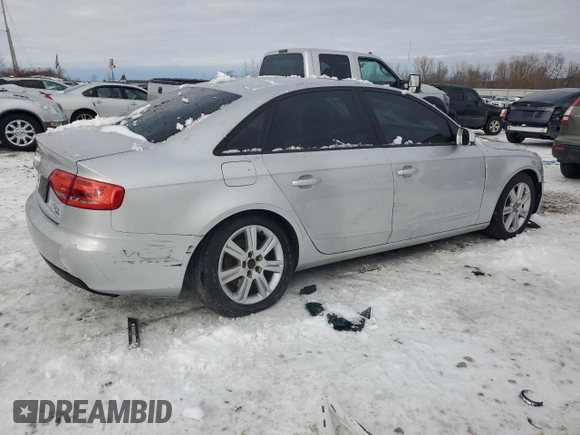 2010 Audi A4 2.0T Premium with VIN WAUBFAFL6AN030460, listed as a Copart auction lot 86158944 with 173,212 mi miles and Clean Title. Bid and sale history available at carsss.com. Image 3.