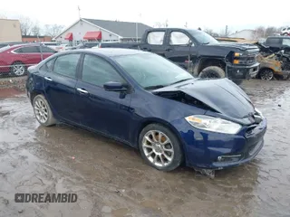 2015 Dodge Dart Limited with VIN 1C3CDFCB5FD142397, listed as a IAAI auction lot 41469465 with 115,195 mi miles. Bid and sale history available at carsss.com. Image 1.