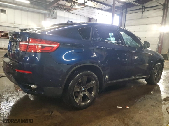 2013 BMW X6 xDrive35i with VIN 5UXFG2C50DL783039, listed as a Copart auction lot 47586315 with 103,448 mi miles and Salvage Title. Bid and sale history available at carsss.com. Image 3.