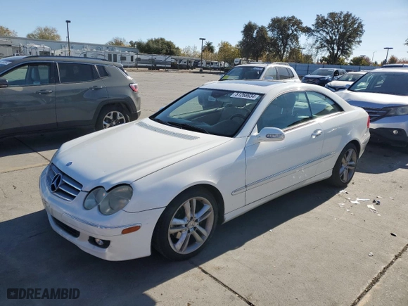 2006 Mercedes-Benz CLK-Class 3.5L with VIN WDBTJ56JX6F169342, listed as a Copart auction lot 81269934 with 256,605 mi miles and Salvage Title. Bid and sale history available at carsss.com. Image 1.