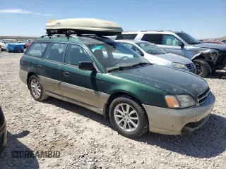 2001 Subaru Legacy Outback with VIN 4S3BH675817616897, listed as a Copart auction lot 59056125 with 120,652 mi miles and Clean title. Bid and sale history available at DreamBid. Image 4.