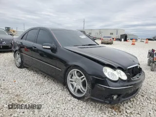 2006 Mercedes-Benz C 55 AMG with VIN WDBRF76J46F770916, listed as a Copart auction lot 88725275 with 82,502 mi miles and Salvage title. Bid and sale history available at DreamBid. Image 4.