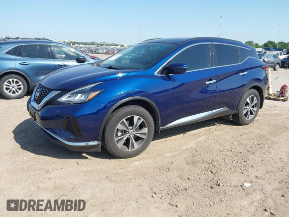 2019 Nissan Murano S with VIN 5N1AZ2MJ4KN163132, listed as a IAAI auction lot 41985250 with 57,511 mi miles and . Bid and sale history available at DreamBid. Image 2.