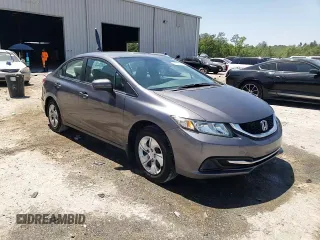 2015 Honda Civic Sedan LX with VIN 19XFB2F58FE017695, listed as a Copart auction lot 53113215 with 46,725 mi miles and Salvage Title. Bid and sale history available at carsss.com. Image 13.