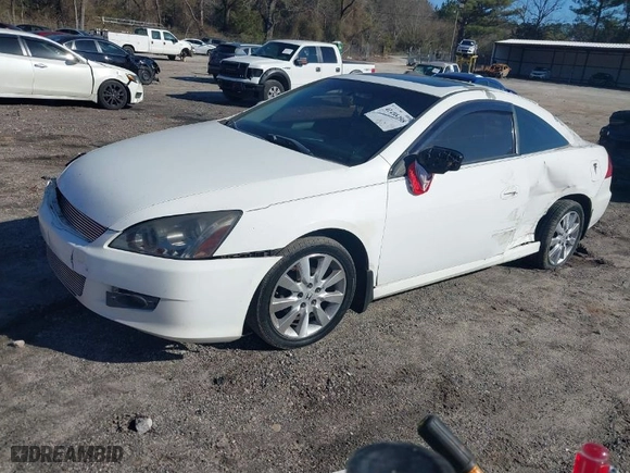 2007 Honda Accord Cpe EX-L with VIN 1HGCM82627A007457, listed as a IAAI auction lot 41498298 with 243,517 mi miles. Bid and sale history available at carsss.com. Image 2.