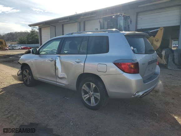 2009 Toyota Highlander Sport with VIN JTEDS43A192092594, listed as a Copart auction lot 46040585 with 163,640 mi miles and Salvage Title. Bid and sale history available at carsss.com. Image 2.