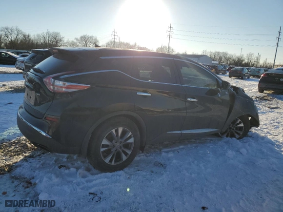 2015 Nissan Murano S with VIN 5N1AZ2MH5FN234129, listed as a Copart auction lot 87738265 with 0 mi miles and Salvage Title. Bid and sale history available at carsss.com. Image 3.